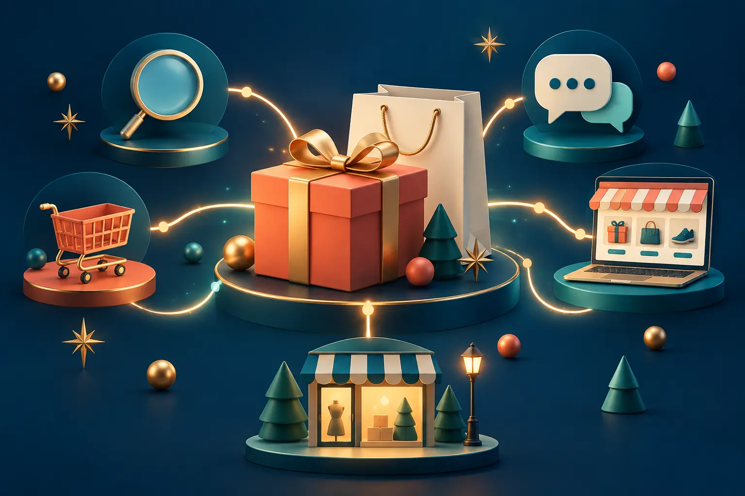 Compras navideñas con IA: cómo preparar tu tienda para un recorrido multicanal